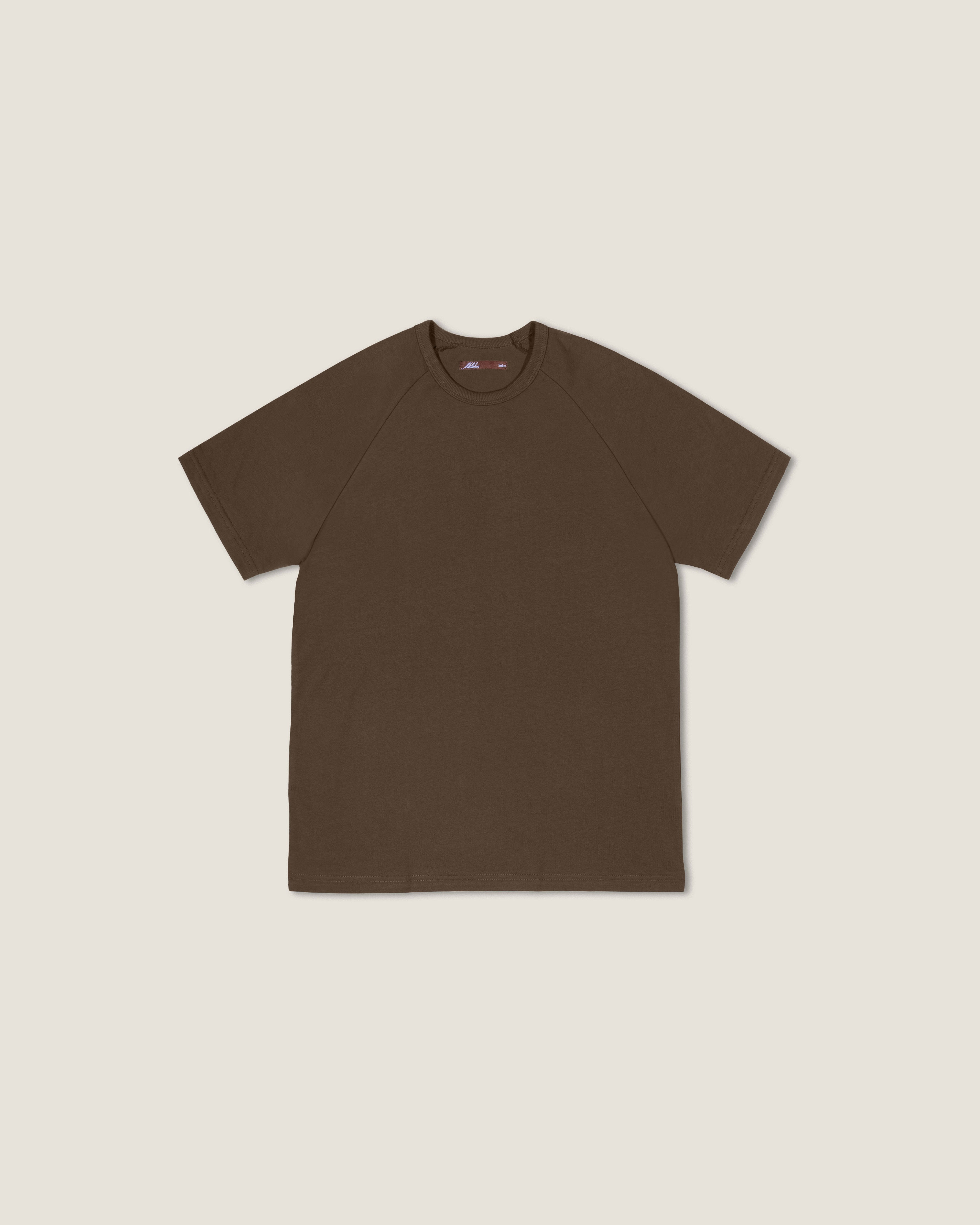 Fitted Raglan T-Shirt (Moss Brown) – Milkbar