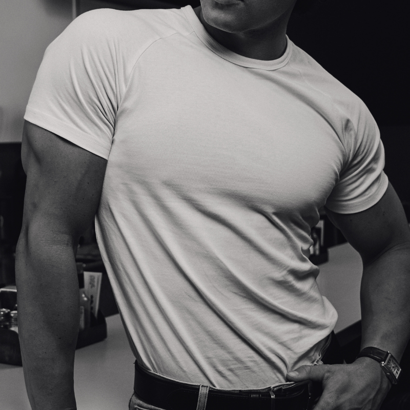 The Sluttiest Thing a Man can wear is a Fitted White T-Shirt