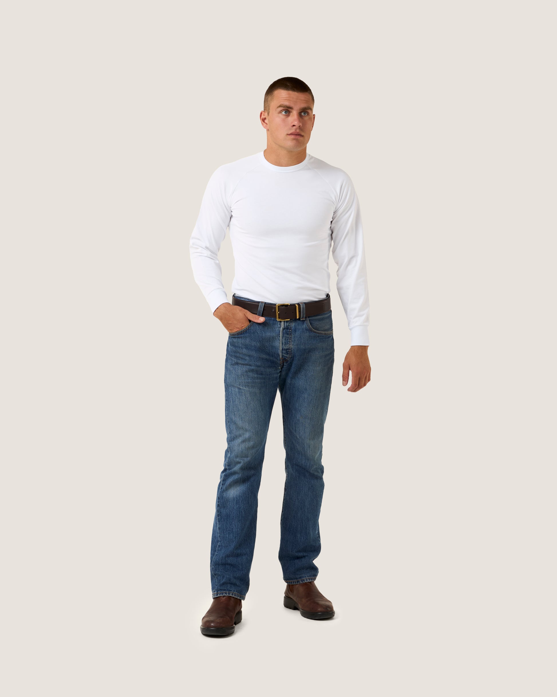 Charlie is 177cm wearing Size Medium