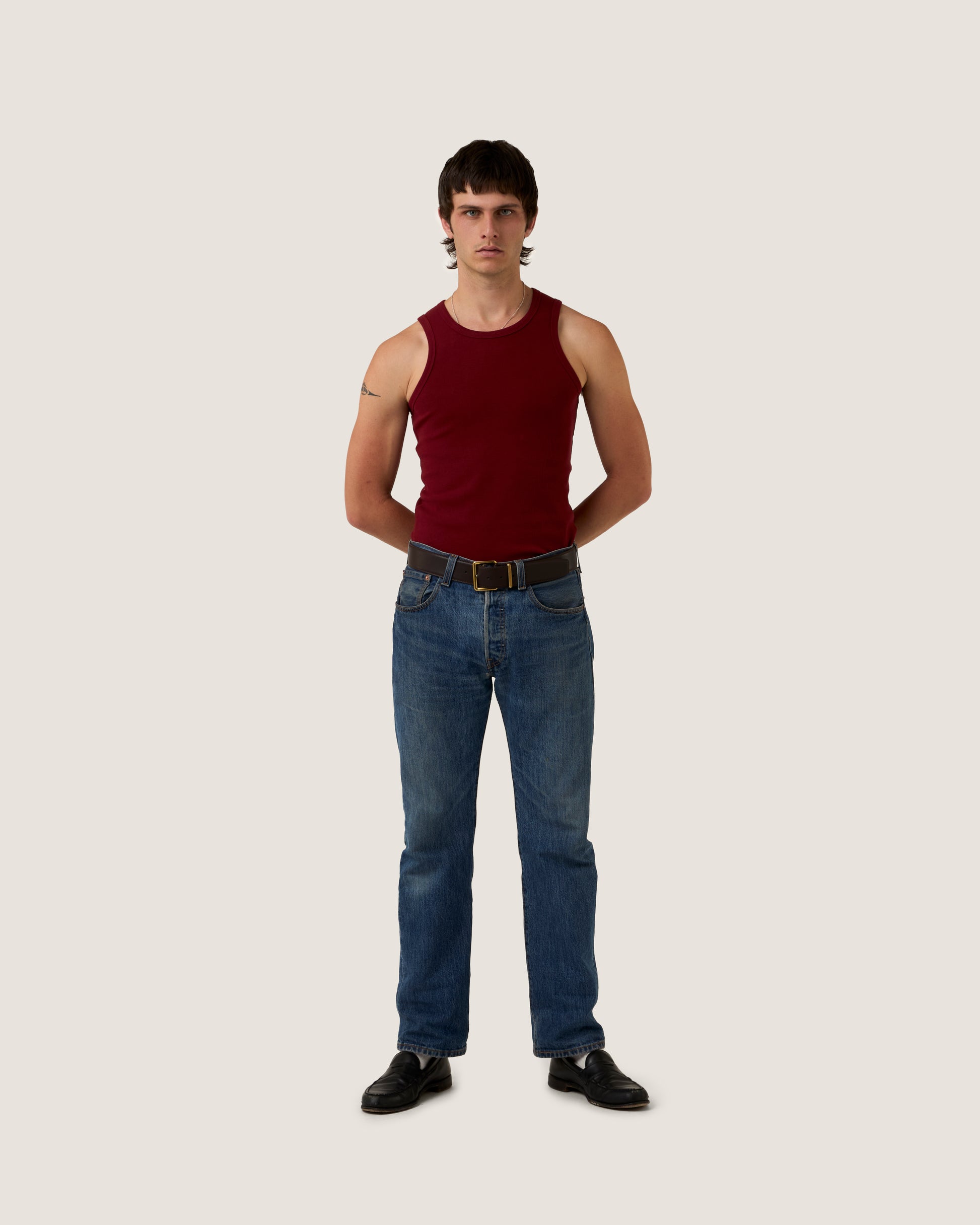 Oscar is 190cm wearing Size Medium