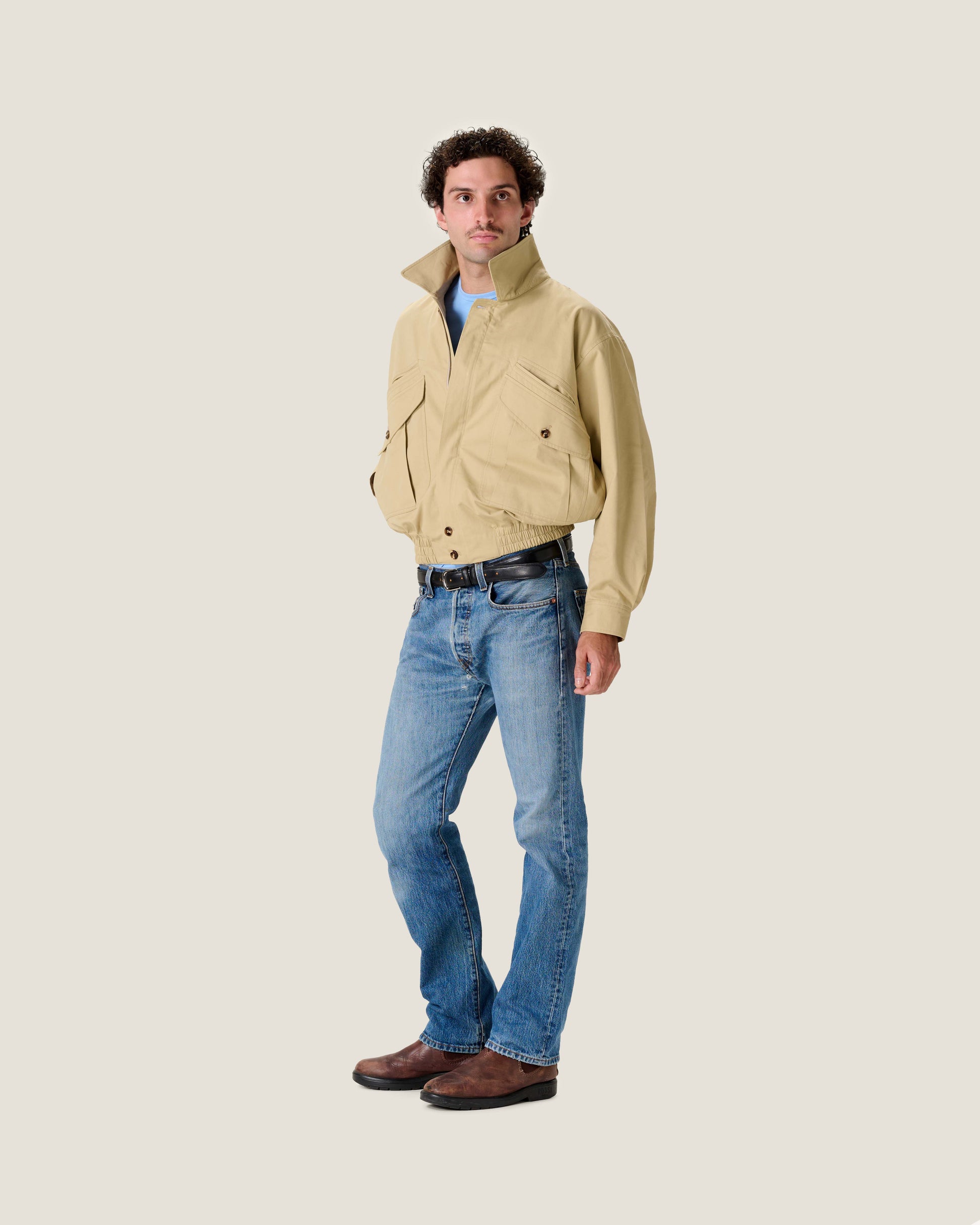 Oscar is 188cm wearing Size Medium