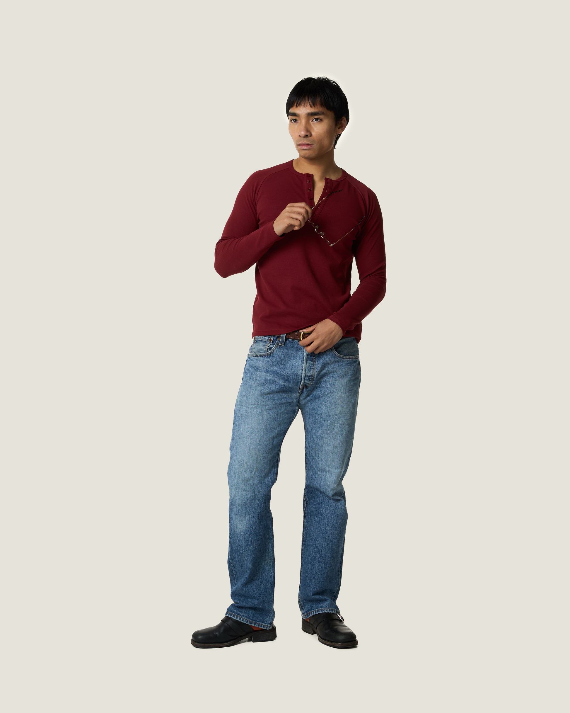 Danny is 183cm wearing Size Medium