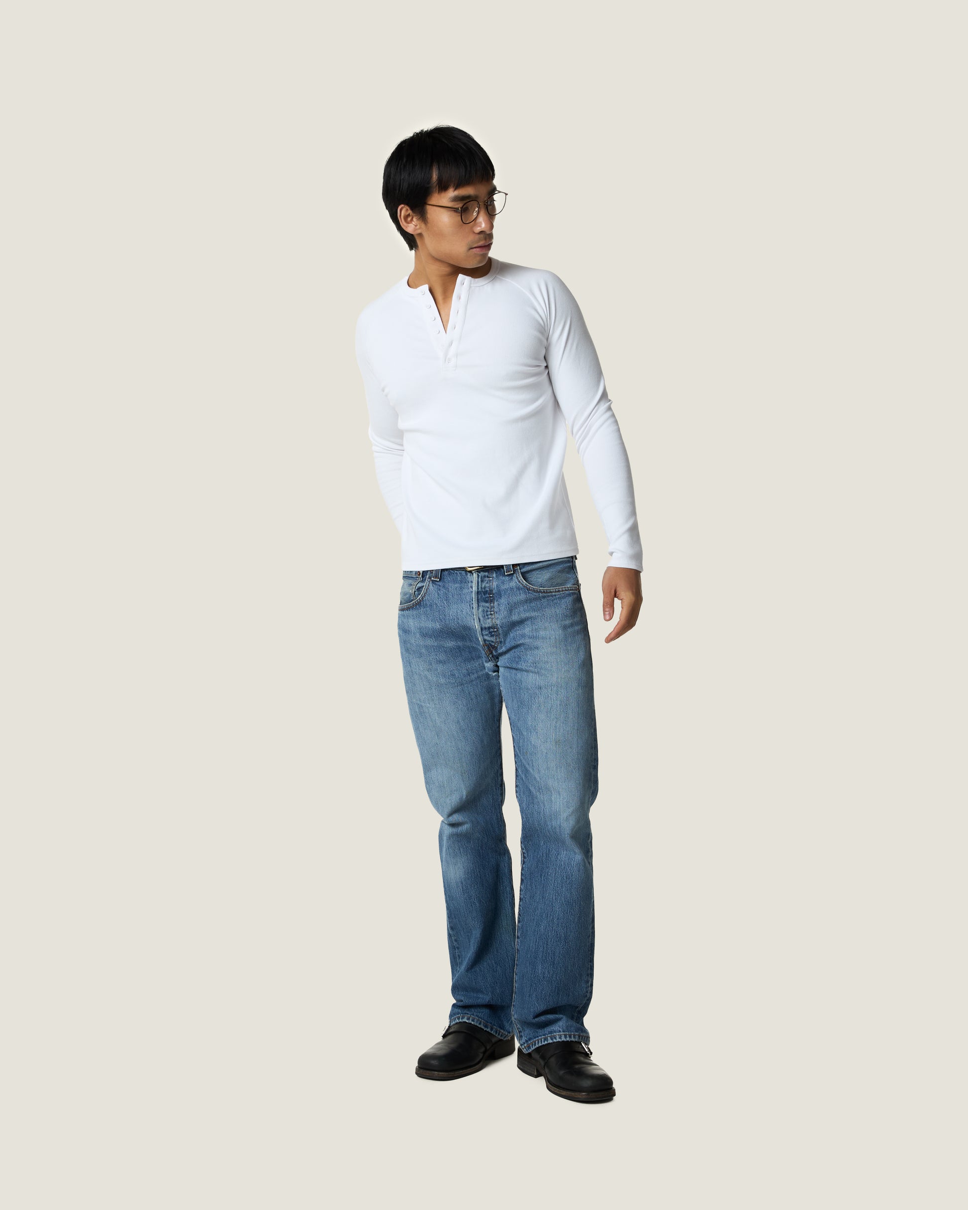 Danny is 183cm wearing Size Medium
