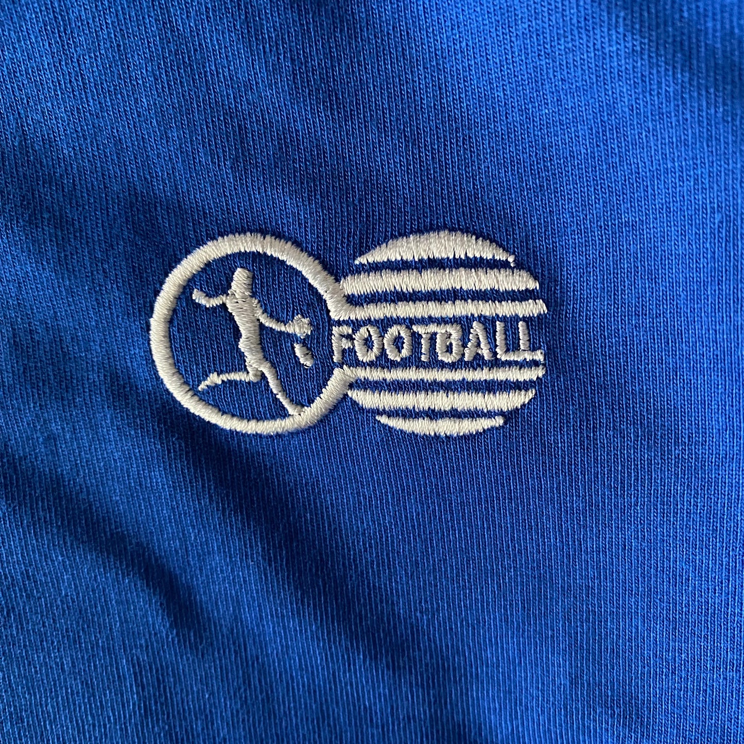 Footy Embroidery Tee (Northern Blue)