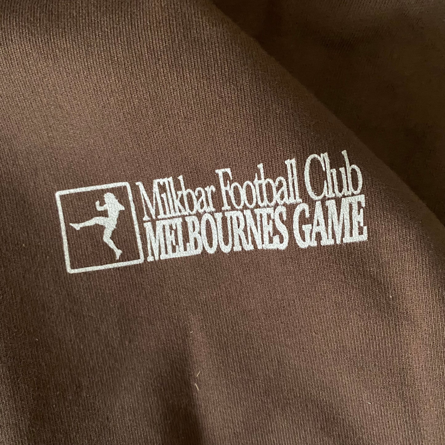 Footy Club Hoodie (Wog Brick Brown)