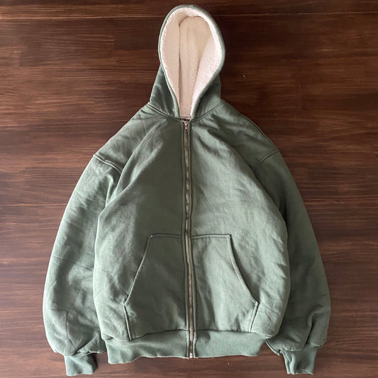 Heavy Hoodie Footy Grass Green (S.W)