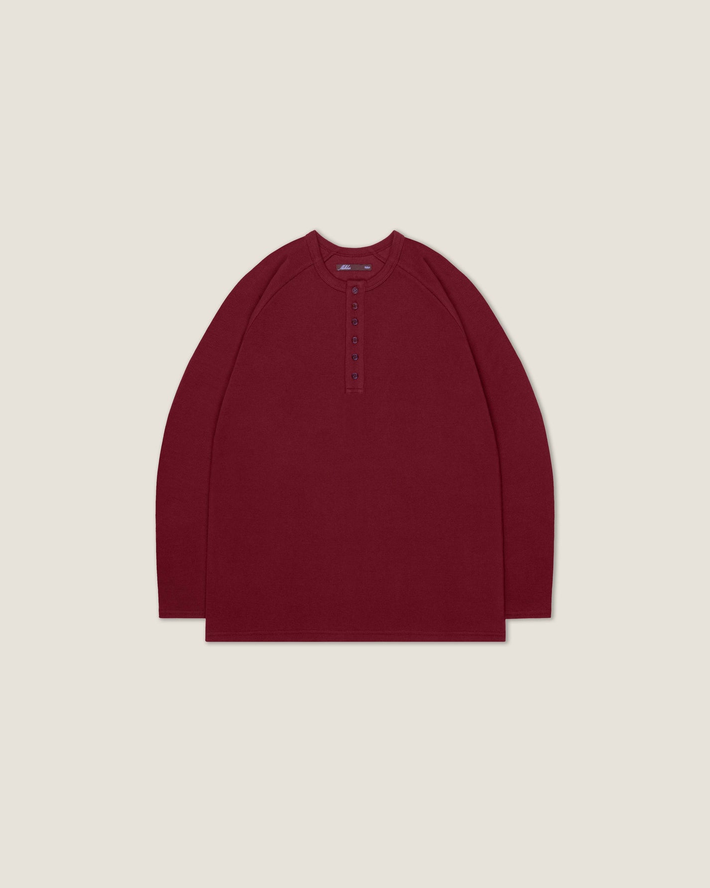 Long Sleeve Henley (Old Holden Red)