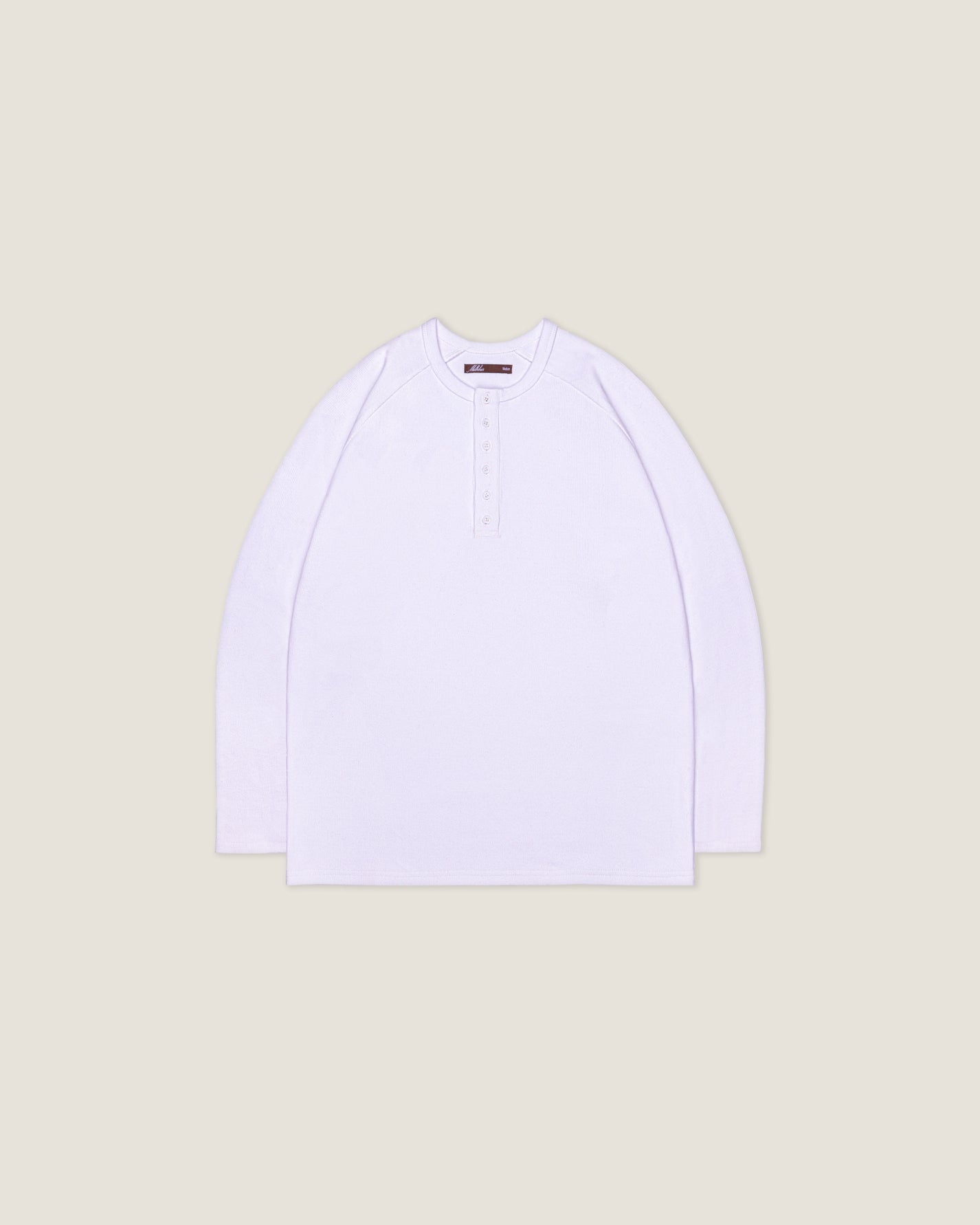 Long Sleeve Henley (Dirty White)