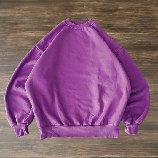 Cropped Relaxed Crewneck (Freo Grape)