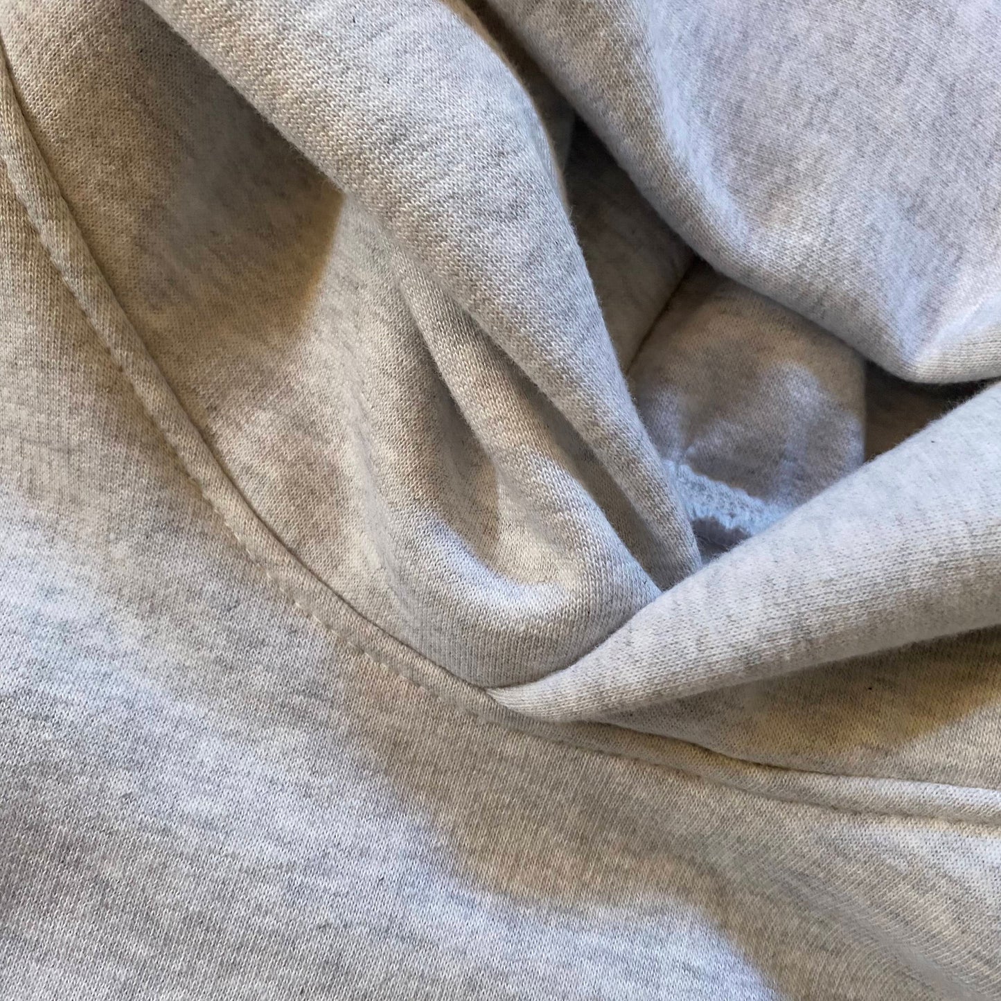 College Hoodie Oversized V-Fit (Milk Marle)