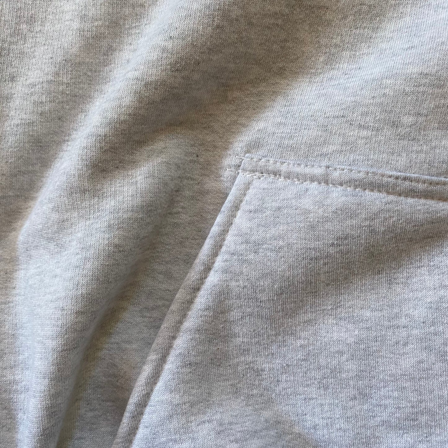 College Hoodie Oversized V-Fit (Milk Marle)