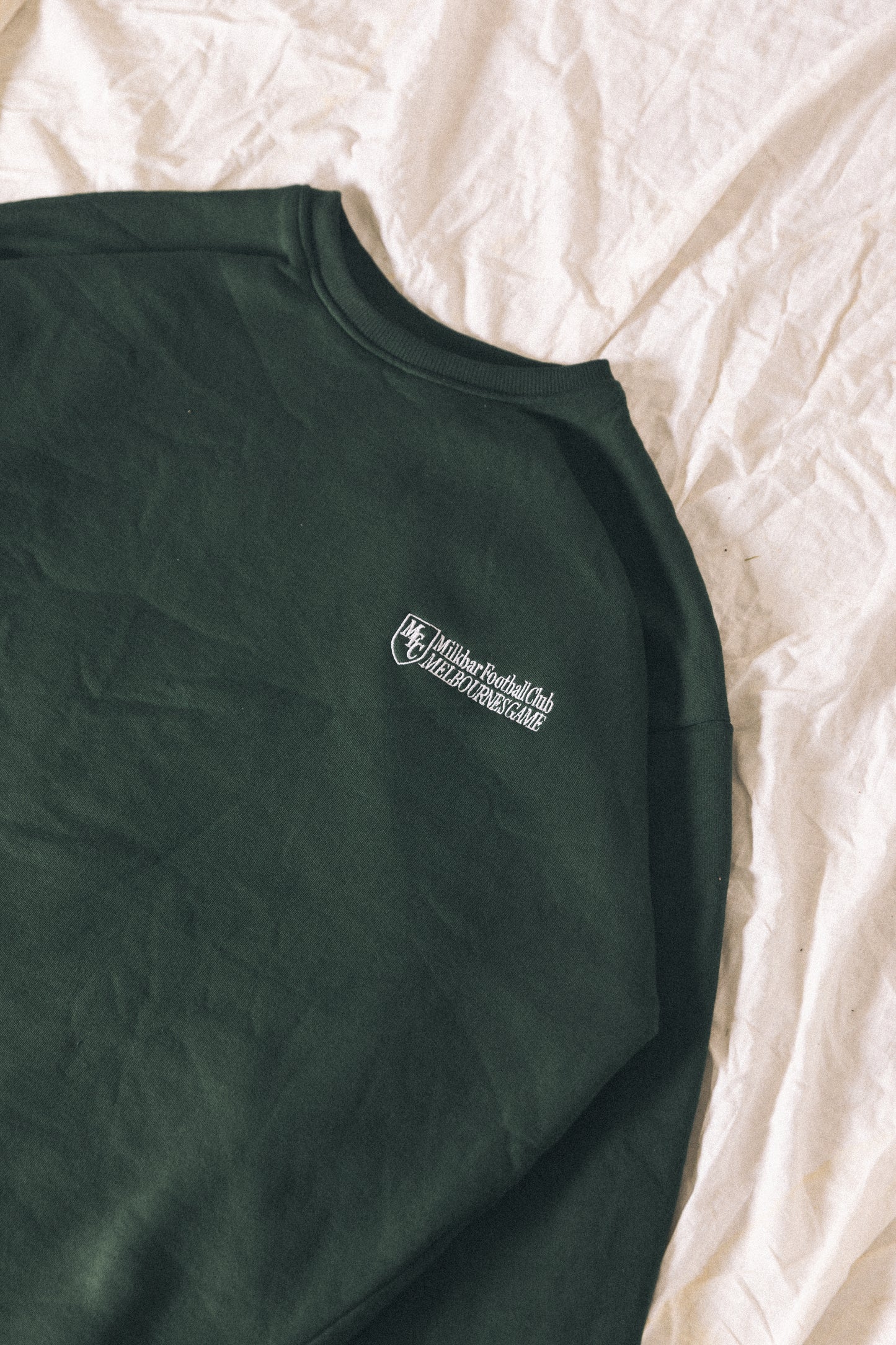 Milkbar Football Club Crewneck (Australian Green)