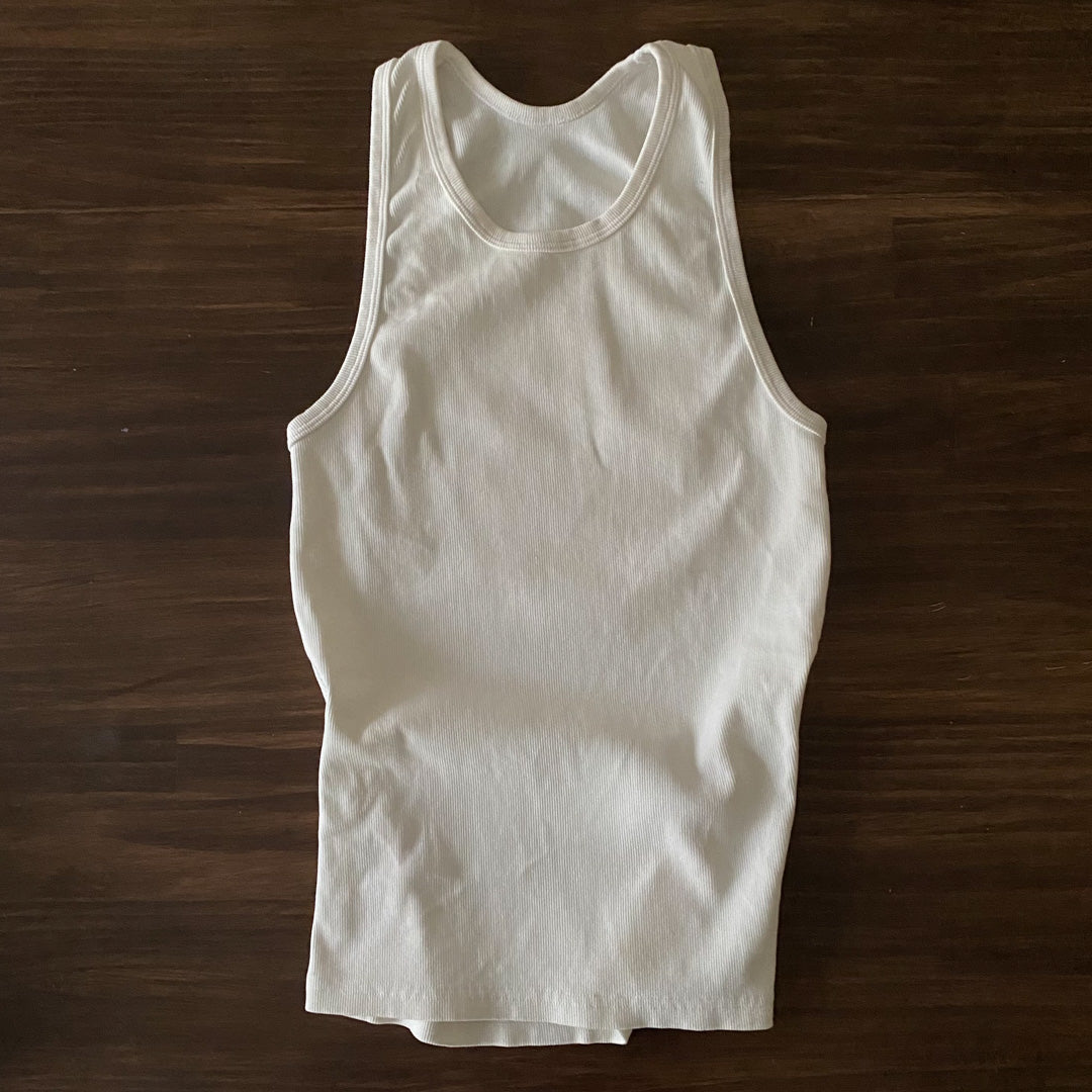 Milkbar Beata Singlet (Dirty White) – milkbarmelbourne