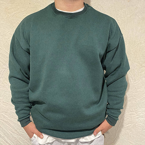 Milkbar Oversized V-Fit Crewneck (Plant Green)