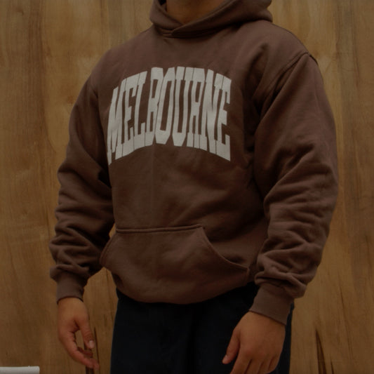 Melbourne College Hoodie (Wog Brick Brown)